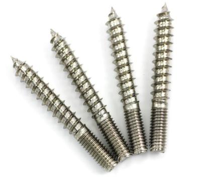 China Stainless Steel Manufacturers Customized Non-Standard Parts Double Sided Wood Screw for sale