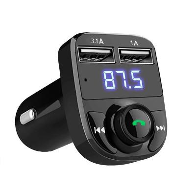 China Car Stereo BT FM Transmitter MP3 Player Radio 2 USB Car Charger Wireless Adapter for sale