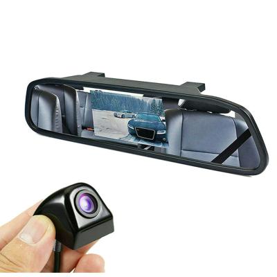 China Car Reversing Front and Rear Wide Angle 1080P Lens Dash Cam Mirror Dash Camera DVR Dual Lens Driving Video Recorder for sale