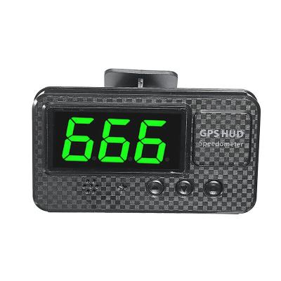 China Cyberpunk Digital Car GPS Tachometer Head Up Display Overspeed MPH/KM/H Speed ​​Alarm for sale