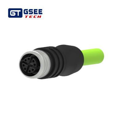 China Industrial Automotive Ethernet / IP 8pin CAT6 Female Connector for sale