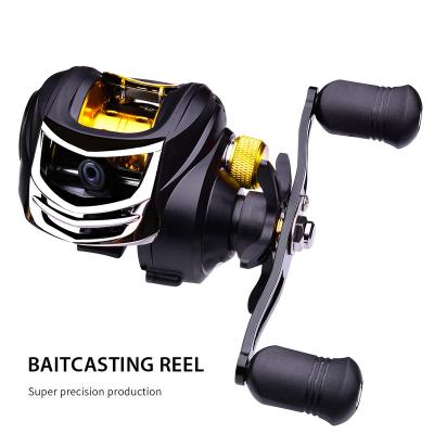 China Saltwater Bait Casting Fishing Reels 7.2 High Speed ​​Baitcasting Fishing Reel Megnetic Brake Low Profile Fishing Carretilha PESCA Baitcasting Reel Surfcasting Reel for sale