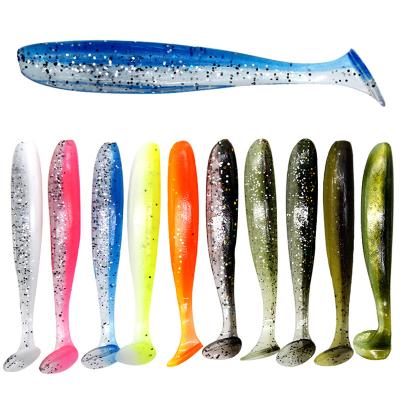 China Outdoor Activities Fishing Soft Plastic Soft Fishing Lures Casting Tackle Lures T Silicone Trout Trout Carp Bait Fishing Tackle Lures 55mm 70mm 90mm 120mm for sale