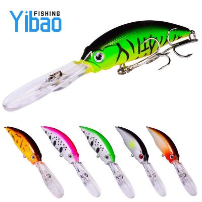 China ABS Plastic+Metal YIBAO 10cm 8g Saltwater Minnow Lures Tuna Fishing Bait Trout Artificial Hard Water Plastic Top Carp Fishing Lure Minnow Set for sale