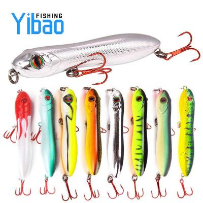 China Outdoor Activities Fishing 2022 New Topwater Pencil Fishing Lure 10.5cm Artificial Hard Head Snake Bait 16.1g Floating Wobblers Fishing Pencil Lure for sale