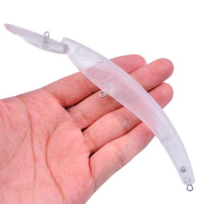 China ABS EASYPOO Plastic Minnow Unpainted DIY Fishing Lure Hard Lure DIY Fishing Lure Blanks Bait for sale