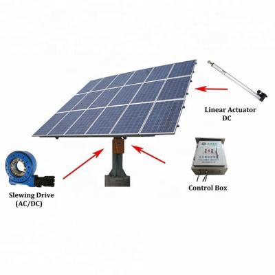 China 2020 hot sale 1650*992mm / 1956*992mm dual axis solar system solar tracker tracker for sale