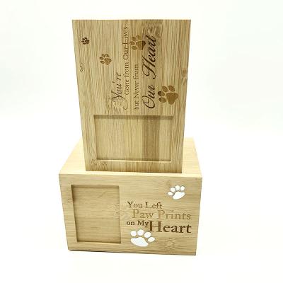 China Viable Dog Cremation Keepsake Pet Box For Ashes Enbove Funeral Cremation Urns For Dogs for sale