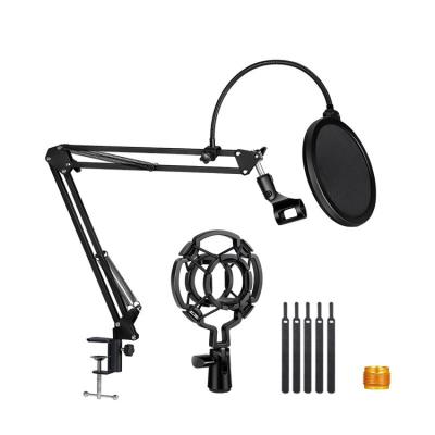 China Sturdy professional flexible metal microphone arm stand microphone adjustable support NB-35 for sale