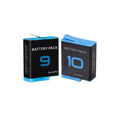 China Camera For GoPro Hero 10 Li-ion Battery Pack Motion Camera Battery Storage For GoPro Hero 9 Rechargeable Batteries for sale