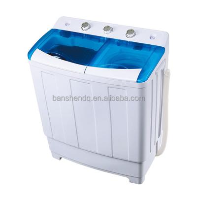 China Semi Automatic 7.8kgs Hotel Twin-tub Washing Machine With Washer And Dryer for sale