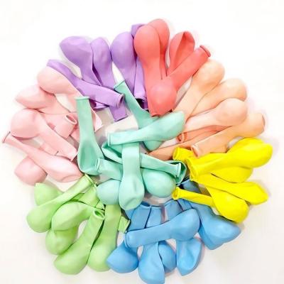 China Factory direct sale Macaron promotion latex balloons 12inch pastel latex balloons for party decoration for sale