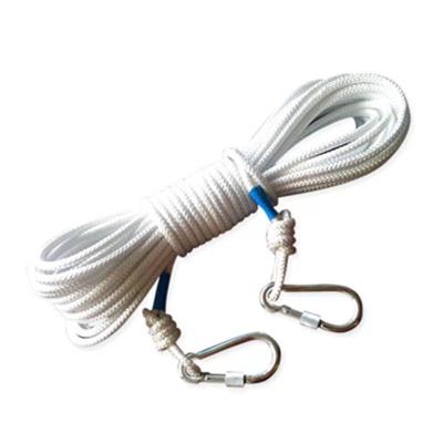 China Climbing 2022 New Mountaineering Insurance Emergency Exit Security Reservation Rescue Household 8mm Nylon Rope Outdoor Internal Steel Wire Core for sale