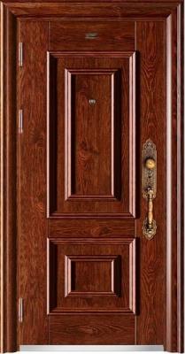 China Modern House Cheap Front Door Exterior Security Steel Door Design Made In Yongkang-SC-02 for sale