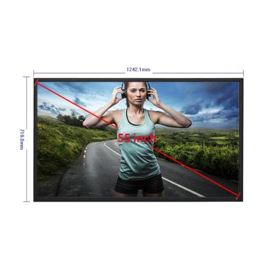 China 2022 Windows Media Player Mode 55 Inch TFT LCD Monitor High Brightness LCD Display For Cinema Lcd Screen 55 Inch for sale