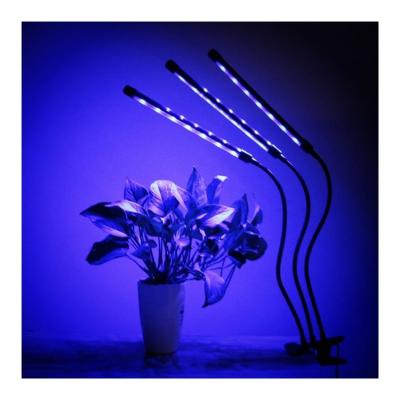 China Seed Starting Commercial IR UV USB 3 Heads Led Grow Lamp VEG Flower Greenhouse Indoor Plants Led Chip Gow Light Spectrum for sale