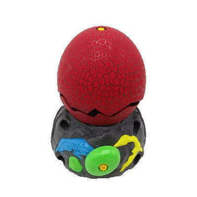 China The classic toys factory directly sells the children's plastic dinosaur eggs toys of the children's rotatable collected games for sale