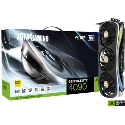 China ZOTAC RTX 4090 amp AIRO NVIDIA 4090Ti Extreme rtx GPU desktop desktop graphics card replace it in six months for sale