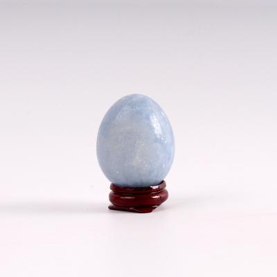 China China wholesale natural blue celestite massage egg crystal celestitel egg for sale