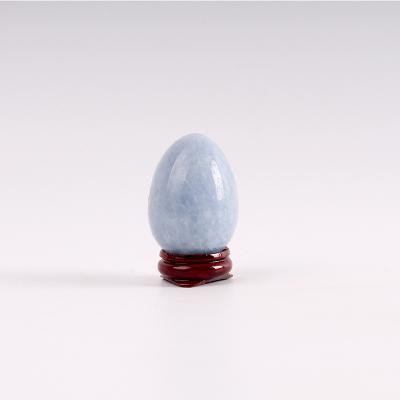 China China wholesale natural blue celestite massage egg crystal celestitel egg for sale