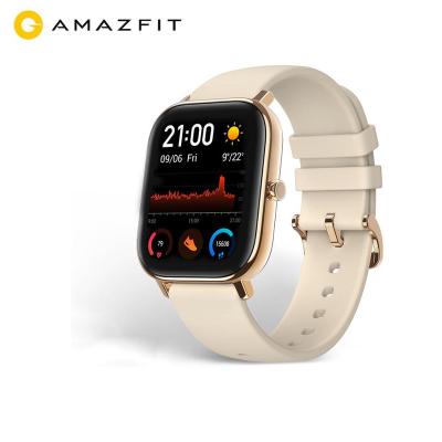 China GPS Navigation Amazfit GTS Smart Watch 5ATM Waterproof Swimming Smartwatch In Stock Global Version Control For Android 14days Battery for sale