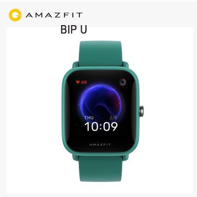 China GPS GLONASS Navigation HUAMI Amazfit Bip U Smartwatch Color Screen Sleep Monitoring Sports Tracking Water Resistant 5ATM for Android for sale