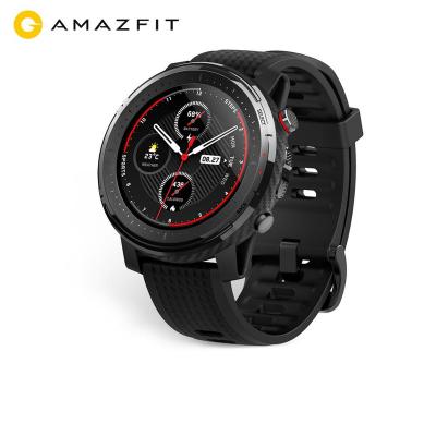 China Original Amazfit Stratos 3 Smart Watch GPS 5ATM Wireless Music Navigation GPS Smartwatch Dual Mode For Android Phone for sale