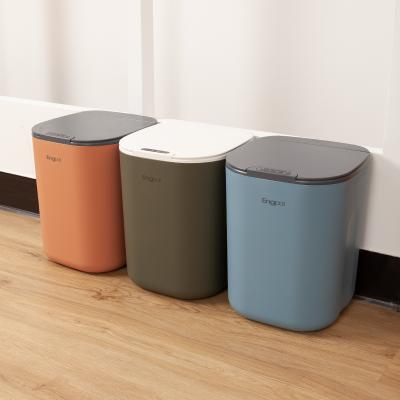 China Smrt Sensor Viable Automatic Trash Can USB Charging Kitchen Inductive Trash Can Waste Electric Waste Bin for sale