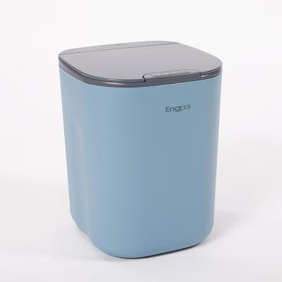 China Sustainable household bedroom waste basket 14/16L waste basket intelligent electric intelligent touchless induction automatic waste bin can for sale