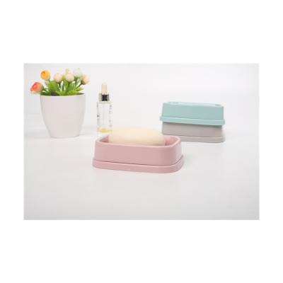 China Creative Home Sustainable Easy Cleaning Plastic Dish Tray Soap Holder for sale