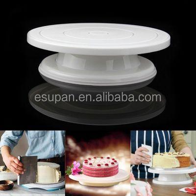 China Sustainable 360 ​​degree rotating cake stand. The perfect pedestal cake decorating the turntable for sale