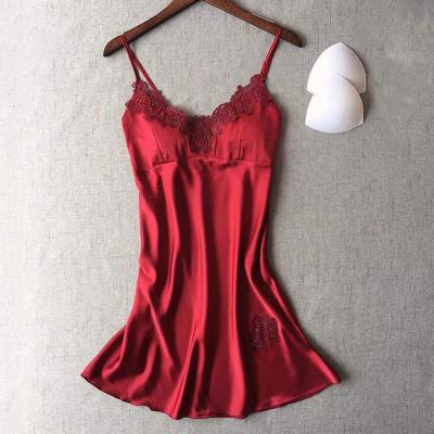 China Breathable Lace Sleepwear Lingerie Ladies Night Wear Sexy Women for sale