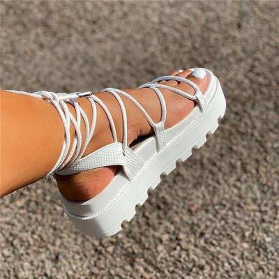 China High Heels Sandals Jelly Round Heels Female Slide Durable Luxury Ankle Thigh High Boots Women Summer Boots Ladies Dress Party Sandal Shoe for sale