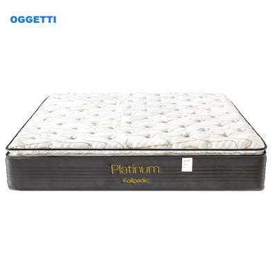 China Home and Hotel Use Pocket Spring Pillow Queen Size Foldable Top Mattress and Bed for sale