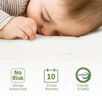 China Eco Friendly Foldable Water Proof Baby Matress Cover Bamboo Soft Mattress For Baby Mattress 70 X 130 for sale