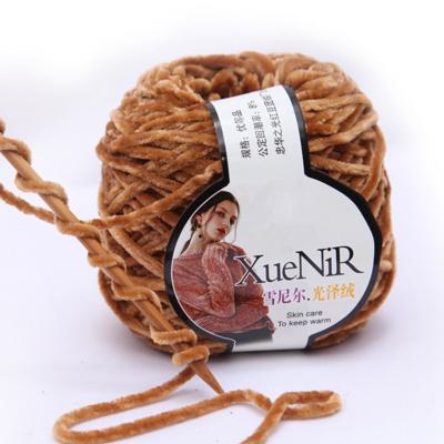 China ZENGLONG Anti-Static Textile Suppliers 10S 100g Mixed Acrylic Yarn Rope OEM Chenille Yarn Fancy Hand Knitting Crochet Yarn With 35 Colors for sale