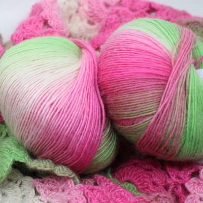 China Fancy Yarn ZENGLONG 50g 180m 50% Acrylic Fancy Wool 50% Blended Yarn Dyed Colorful Shawl Yarn Wool Mohair Hand Knitting Yarn for sale