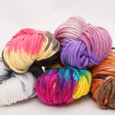 China ZENGLONG Textile Suppliers 250g 1S 4ply 100% Acrylic Crochet Anti-pilling Knitted Yarn Wholesale Colorful Hand Knitting Fancy Yarn for sale