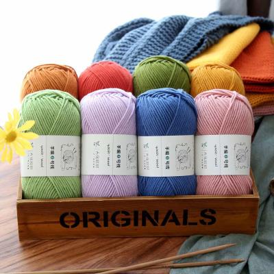 China ZENGLONG yarn wholesalers anti-pilling OEM/odm custom 100% acrylic yarn 100g/roll 12S 6ply 110m hand knitting yarn with 40 colors for sale