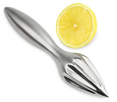 China Viable Lemon Squeezer Manual Stainless Steel Instrument Kitchen Citrus Reamer for sale