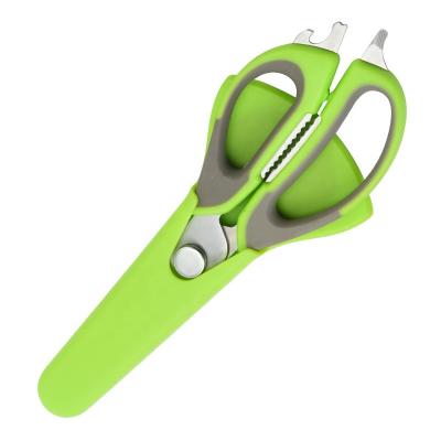 China Universal Home Kitchen Kitchen Sharp Sharp Scissors with Plastic Handle for Cutting Vegetables, Fish, Nuts, Seafood for sale