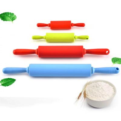 China Sustainable Household Rolling Tool Household Silicone Cooking And Baking Type Pin With PP Handle for sale