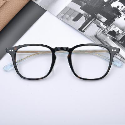 China Fashionable High Quality Optical Frame Acetate Glass Frames,Trend Irregular Square Eyewear Frames Customized Glasses for sale