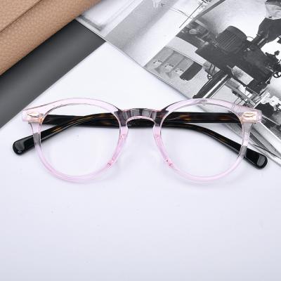 China Fashionable Retro Classic Square Eyewear Acetate Optical Glasses Frame Customizable Glasses High Quality for sale