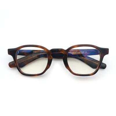 China Square Temples Eyewear Framed Eyewear Acetate Eyewear Spectacle Frame Fashion Unisex Thin Frame Optical Frames for sale