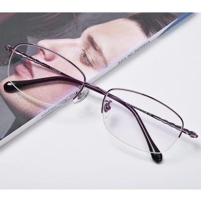 China Fashionable Luxury Optical Frame Ladies Glasses Eyeglasses Frames Fit Titanium Eyewear Frames for sale