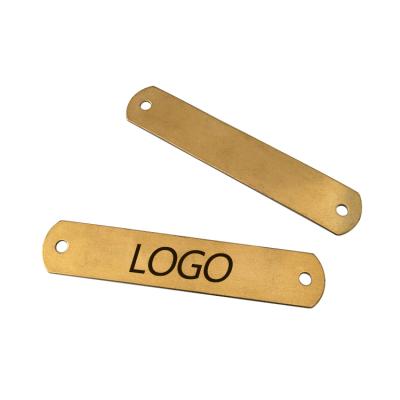 China China Designer Sewing Machine Metal Custom Handmade Labels Engraved Tags For Name Jewelry Logo Stamped For Hanging Metal Brand Tags for sale