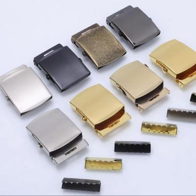 China Custom Men's Belt Metal Square Buckle Women's Wide Belts Nickel Free Buckle Zinc Alloy Women's Buckle For Belt for sale