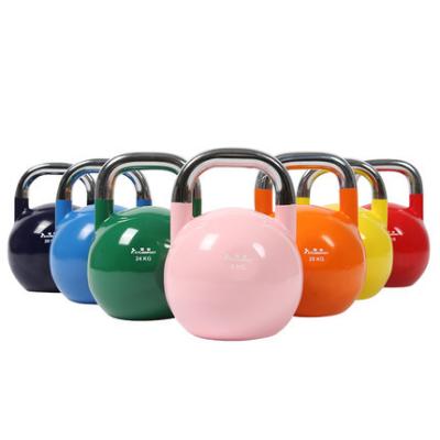 China Sport Factory Kettle Bell Set Strength Training 4-32kg Daily Pure Steel Competition Kettlebell for sale