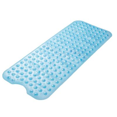 China Sustainable New Design Customized Non Slip Massage Silicone Bathtub Anti Bacterial Bathroom Mat Bath Shower Mat For Tub Bathroom for sale